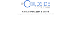 Desktop Screenshot of coldsideparts.com