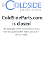 Mobile Screenshot of coldsideparts.com